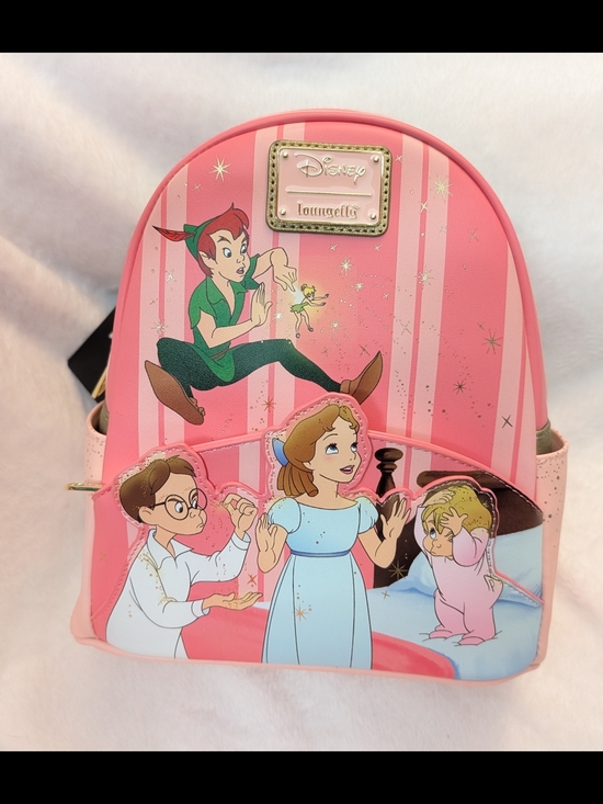 Loungefly Other - Loungefly Peter Pan 70th Anniversary You Can Fly pink Mini Backpack disney NWT
